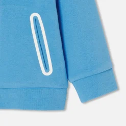 Jacadi Sweaters, Sweatshirts And Cardigans|Baby boy zip-up sweatshirt Light blue