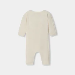 Jacadi Bloomers, Overalls And Sets|Baby cashmere jumpsuit Jacadi soft white