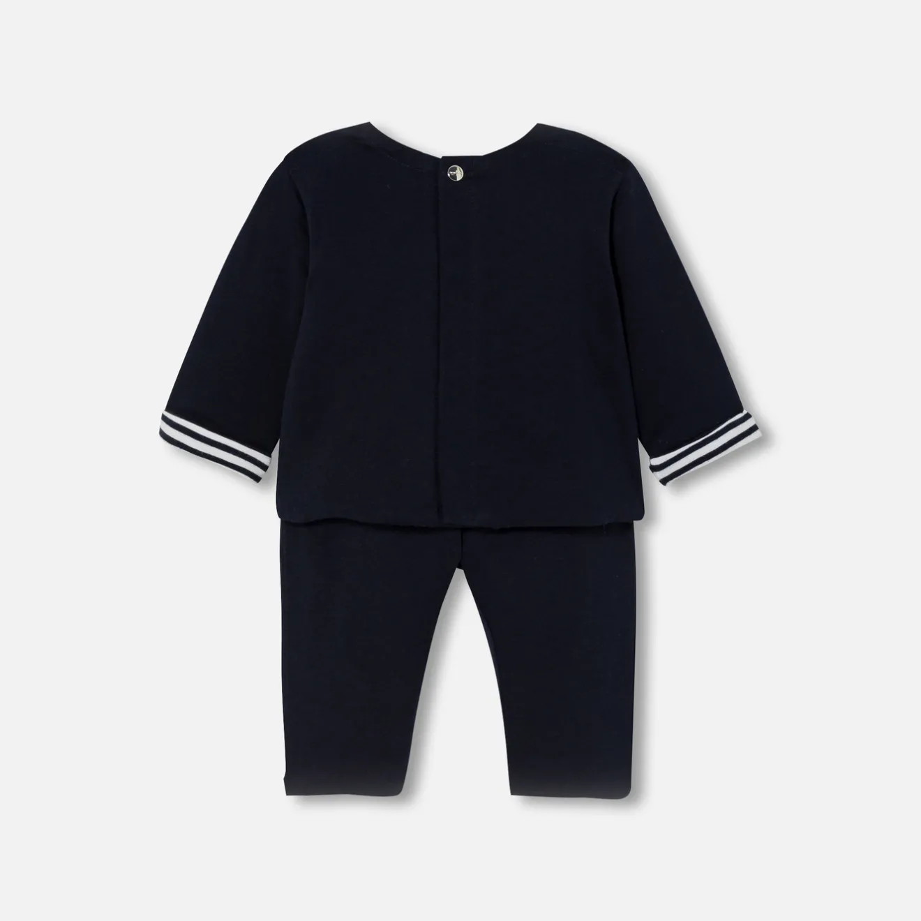 Jacadi Bloomers, Overalls And Sets|Baby comfort set Navy/Cream