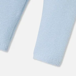 Jacadi Pants, Leggings And Shorts|Baby garter stitch leggings Pale blue