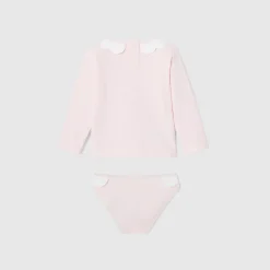 Jacadi Swimwear|Swimwear|Baby girl anti-UV swimsuit Jacadi pale Pink