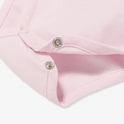 Jacadi Bodysuits|Baby girl bodysuit with Liberty fabric collar Jacadi Powder Pink