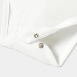 Jacadi Bodysuits|Baby girl bodysuit with petal collar Jacadi White