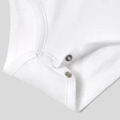 Jacadi Bodysuits|Baby girl bodysuit with scalloped collar Jacadi White
