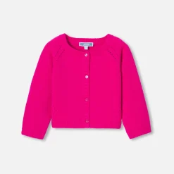 Jacadi Cardigans, Sweaters And Sweatshirts|Baby girl cardigan Couture Pink