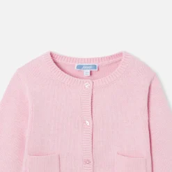 Jacadi Cardigans, Sweaters And Sweatshirts|Baby girl cardigan Heather Pink