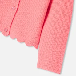 Jacadi Cardigans, Sweaters And Sweatshirts|Baby girl cardigan Indian pink