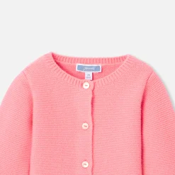 Jacadi Jumpers, Sweatshirts And Cardigans|Baby girl cashmere cardigan Indian pink