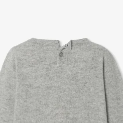 Jacadi Cardigans, Sweaters And Sweatshirts|Baby girl cashmere sweater Grey/Multicolour