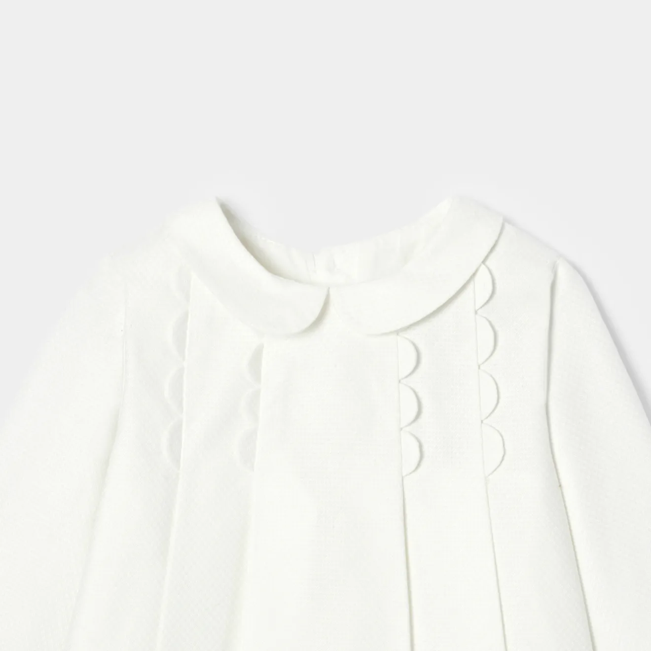 Jacadi Dresses|Baby girl ceremony dress Jacadi soft white