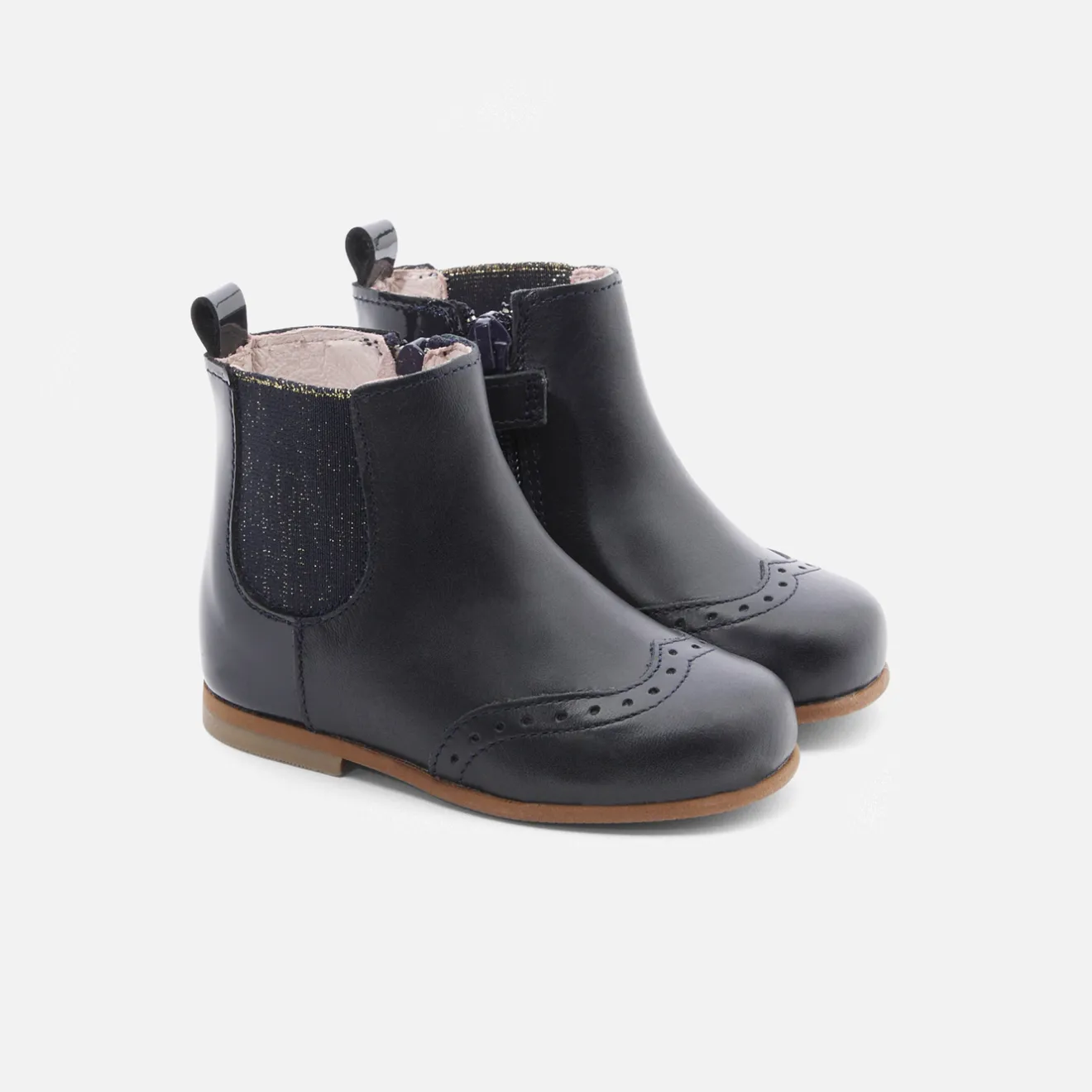 Jacadi Ankle & Lined Boots|Baby girl Chelsea boots Jacadi Navy