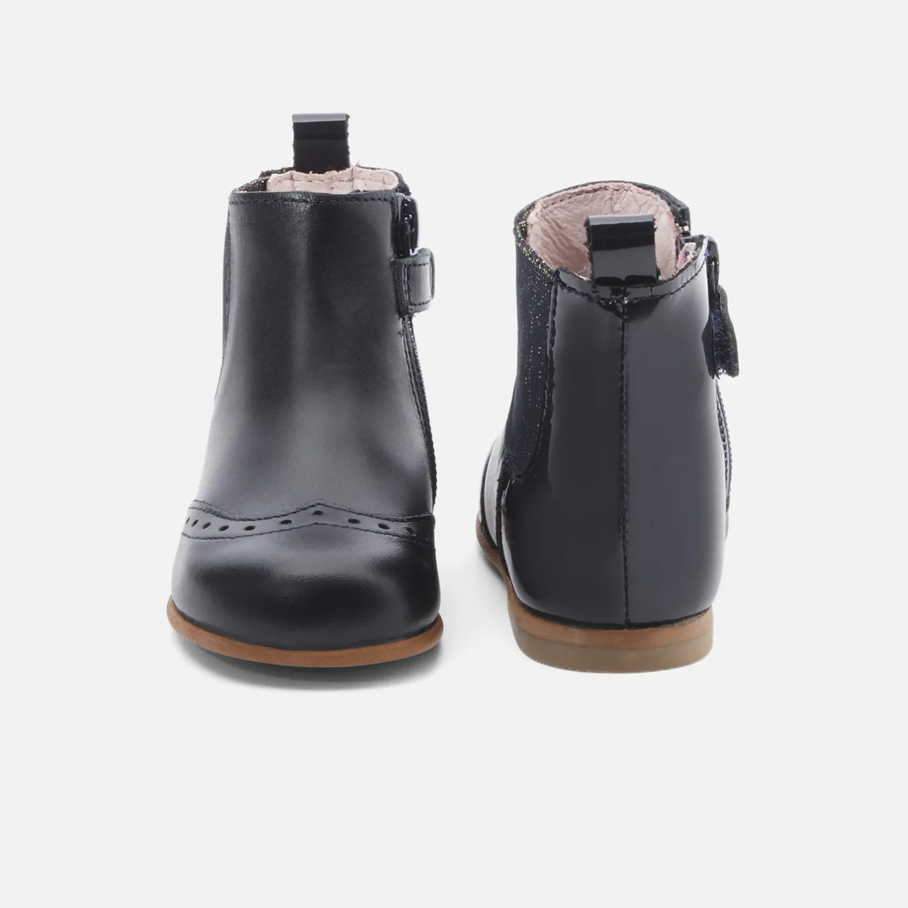 Jacadi Ankle & Lined Boots|Baby girl Chelsea boots Jacadi Navy