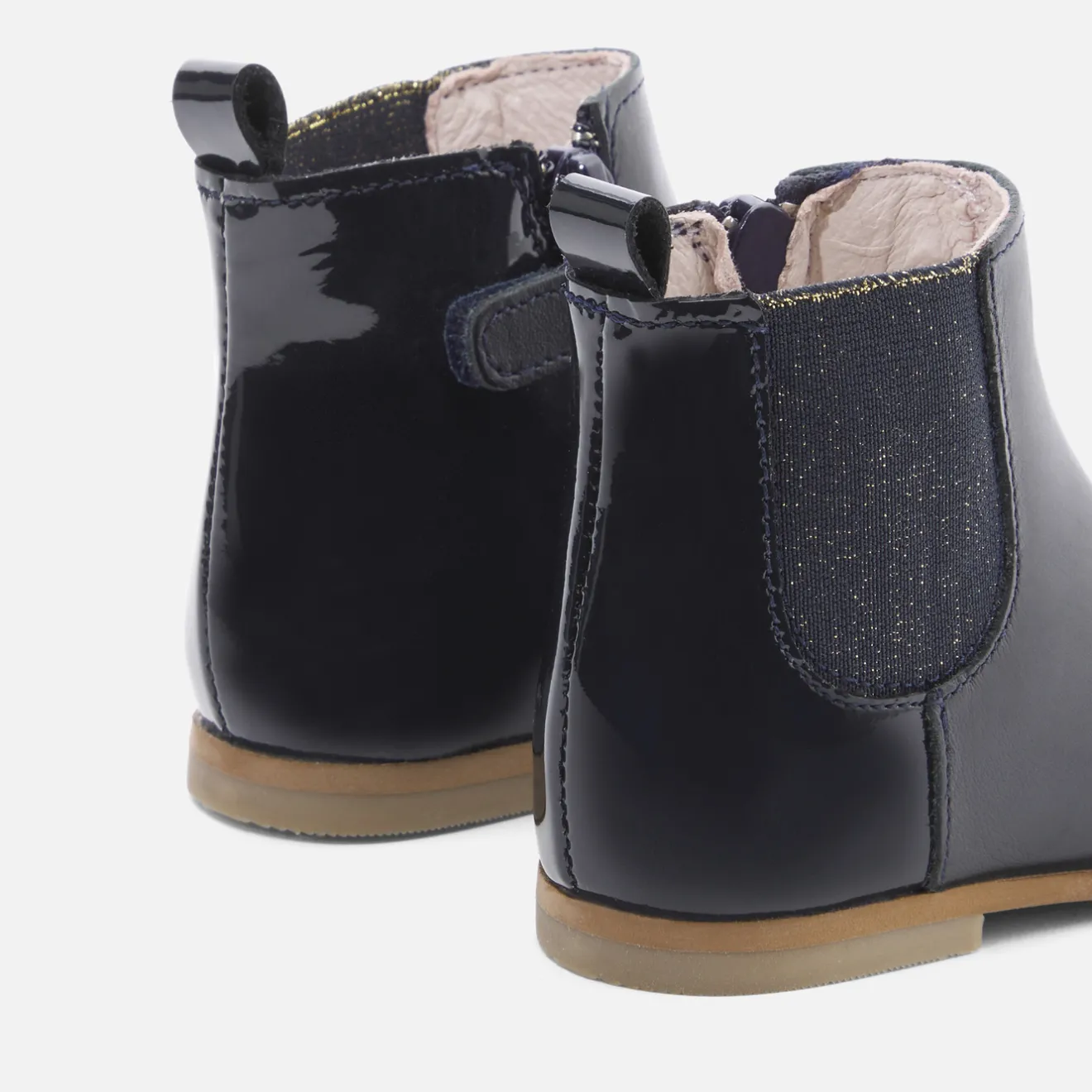 Jacadi Ankle & Lined Boots|Baby girl Chelsea boots Jacadi Navy