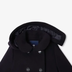 Jacadi Coats And Outerwear|Baby girl coat Jacadi Navy