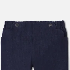 Jacadi Pants And Shorts|Baby girl comfort jeans Dark Denim
