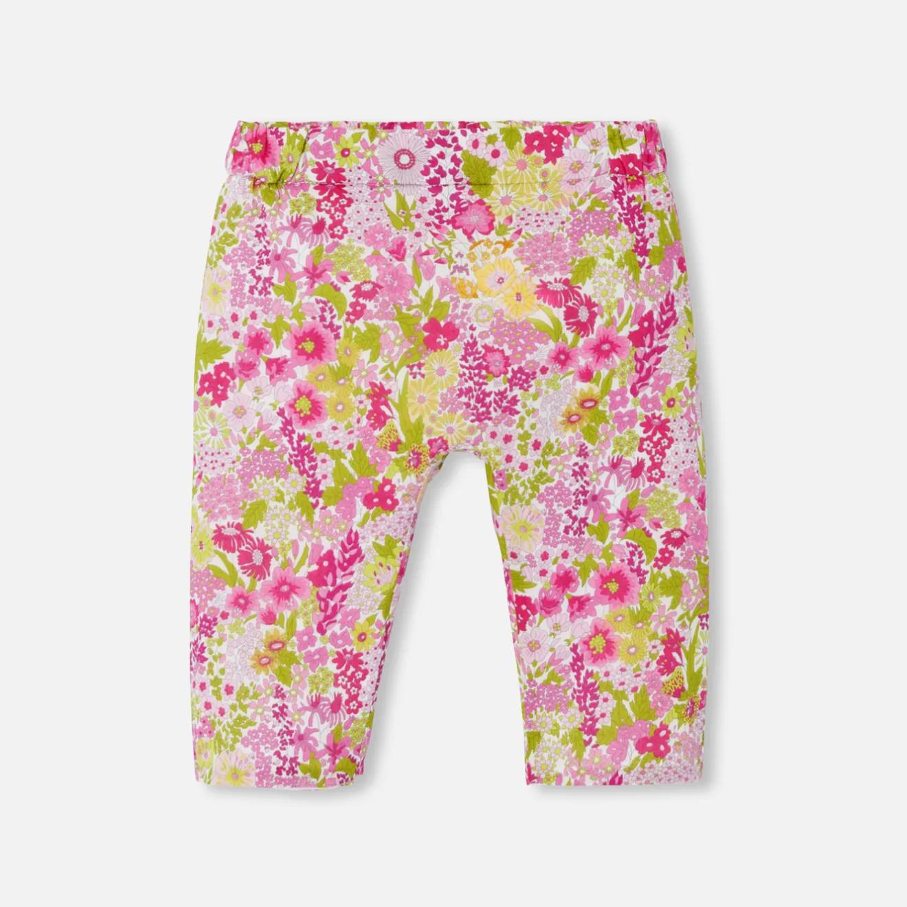 Jacadi Pants, Leggings And Shorts|Baby girl comfort trousers in Liberty fabric Pink/Multicolour