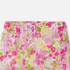 Jacadi Pants, Leggings And Shorts|Baby girl comfort trousers in Liberty fabric Pink/Multicolour