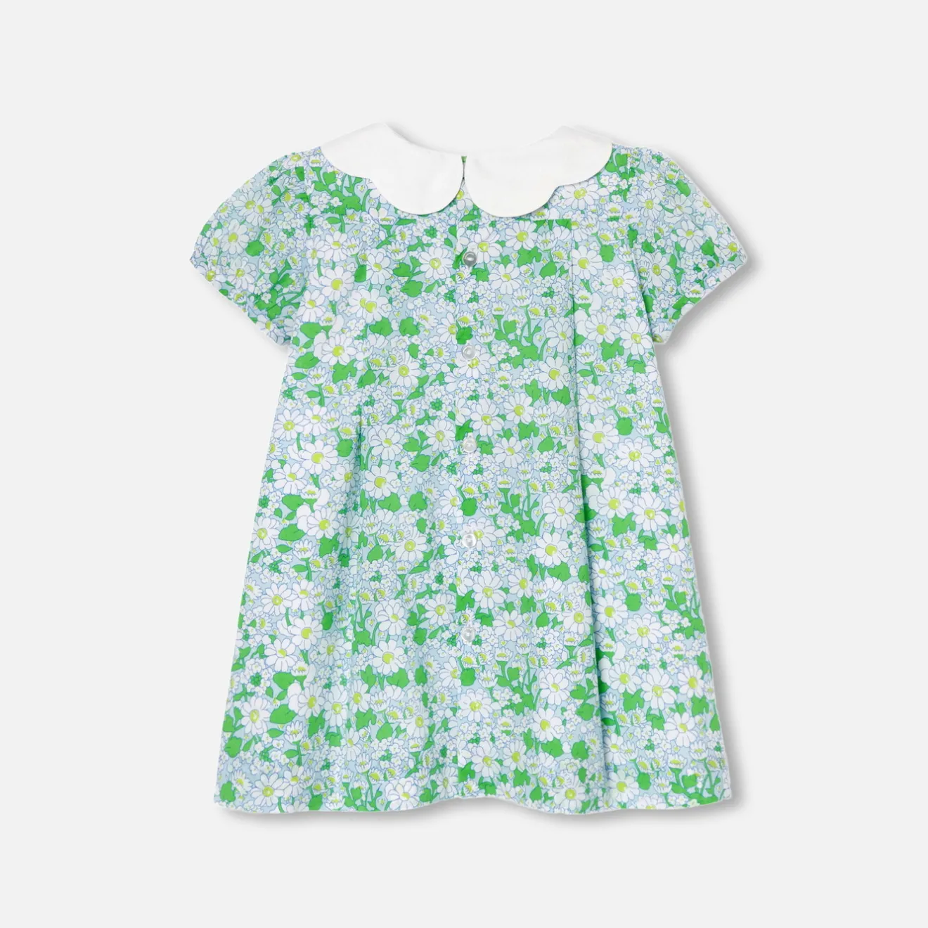 Jacadi Dresses|Baby girl dress in Liberty fabric White/Multicolour