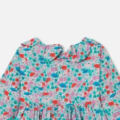 Jacadi Dresses|Baby girl dress in Liberty fabric White/Multicolour