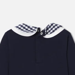 Jacadi Cardigans, Sweaters And Sweatshirts|Baby girl fleece sweatshirt Jacadi Navy