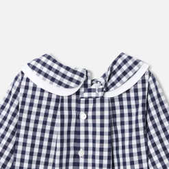 Jacadi Blouses|Baby girl gingham blouse Blue/White