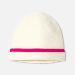 Jacadi Beanies, Scarves And Gloves|Accessories|Baby girl hat White/Pink