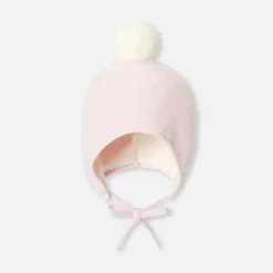 Jacadi Beanies, Scarves And Gloves|Accessories|Baby girl hat with microfleece lining Jacadi pale Pink