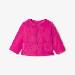 Jacadi Cardigans, Sweaters And Sweatshirts|Baby girl jacket Raspberry