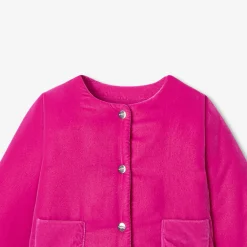Jacadi Cardigans, Sweaters And Sweatshirts|Baby girl jacket Raspberry