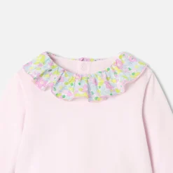 Jacadi Bloomers, Overalls And Sets|Baby girl jersey comfort set Jacadi pale Pink