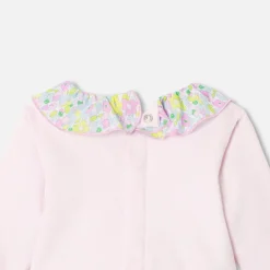 Jacadi Bloomers, Overalls And Sets|Baby girl jersey comfort set Jacadi pale Pink