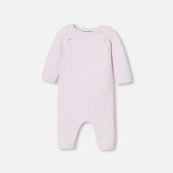 Jacadi Bloomers, Overalls And Sets|Baby girl jumpsuit Jacadi pale Pink