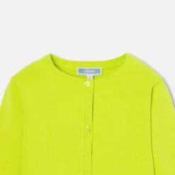 Jacadi Cardigans, Sweaters And Sweatshirts|Baby girl knitted cardigan Pistachio