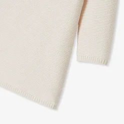 Jacadi Dresses|Baby girl knitted dress Jacadi soft white