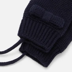 Jacadi Accessories|Winter Accessories|Baby girl knitted mittens Jacadi Navy