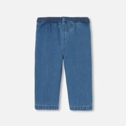 Jacadi Pants And Shorts|Baby girl lightweight denim pants Light Denim