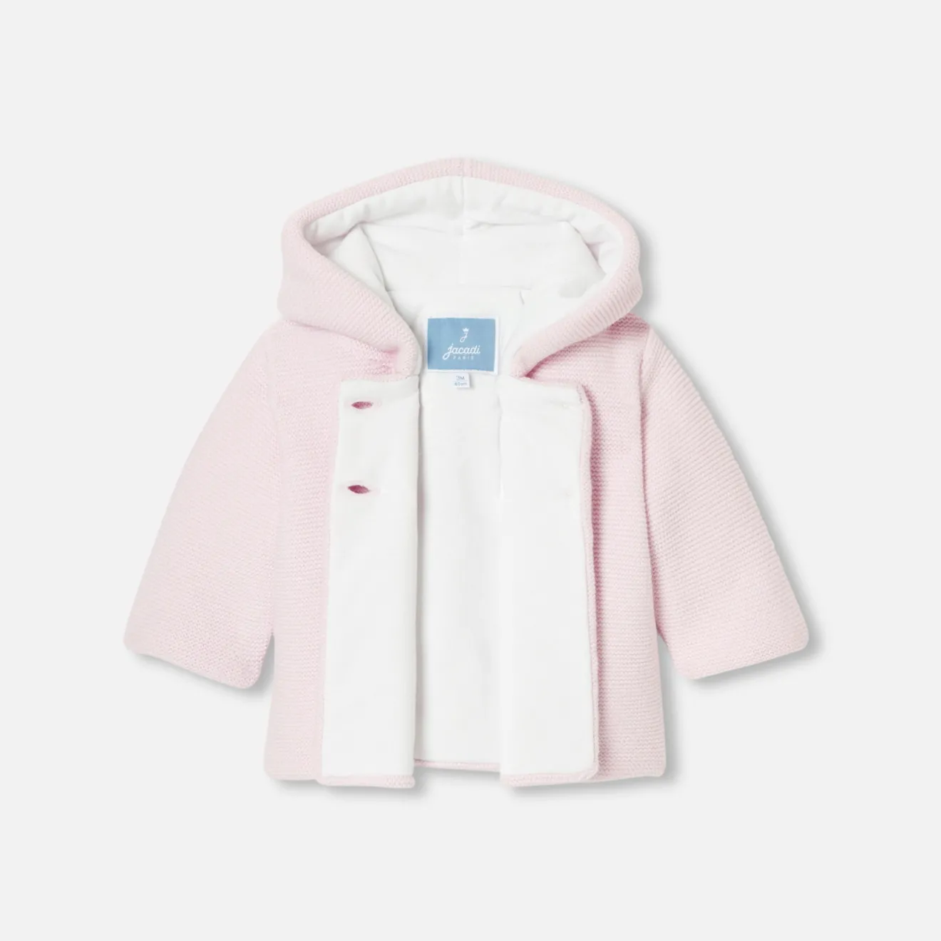 Jacadi Coats And Outerwear|Baby Snowsuits & Burnous|Baby girl lined jacket Jacadi pale Pink