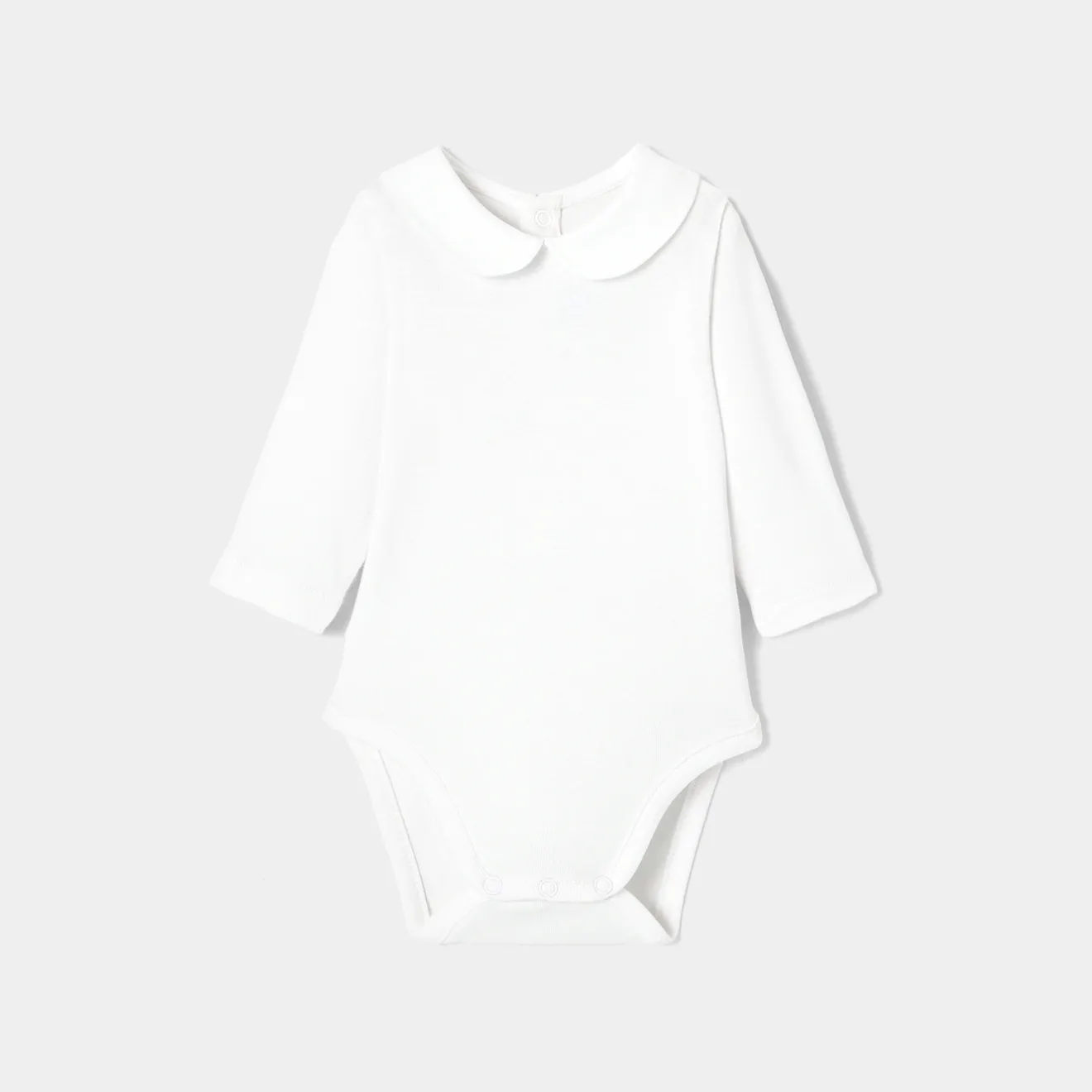 Jacadi Bodysuits|Baby girl long sleeves bodysuit Jacadi White