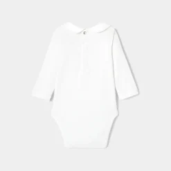 Jacadi Bodysuits|Baby girl long sleeves bodysuit Jacadi White