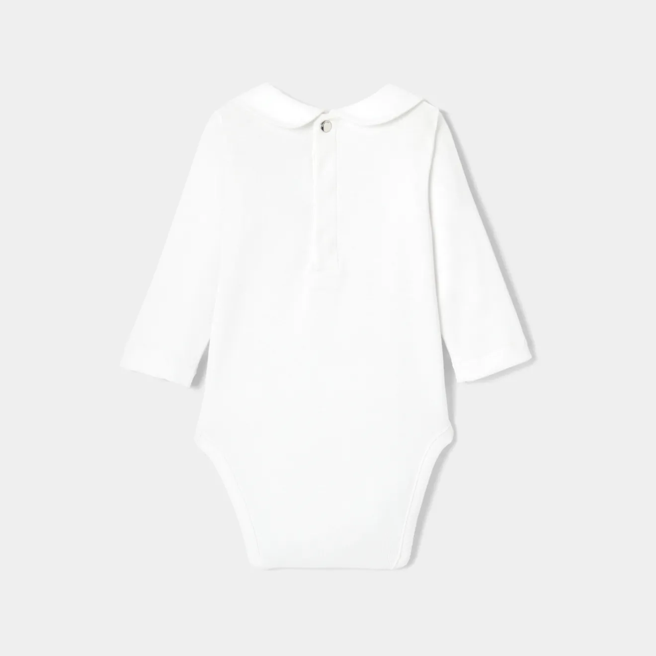 Jacadi Bodysuits|Baby girl long sleeves bodysuit Jacadi White