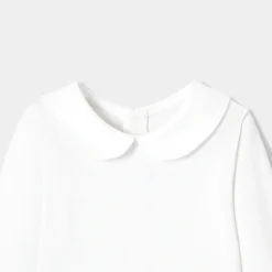 Jacadi Bodysuits|Baby girl long sleeves bodysuit Jacadi White
