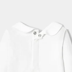 Jacadi Bodysuits|Baby girl long sleeves bodysuit Jacadi White