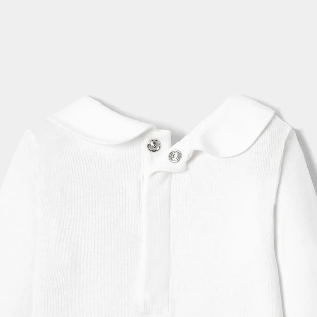 Jacadi Bodysuits|Baby girl long sleeves bodysuit Jacadi White