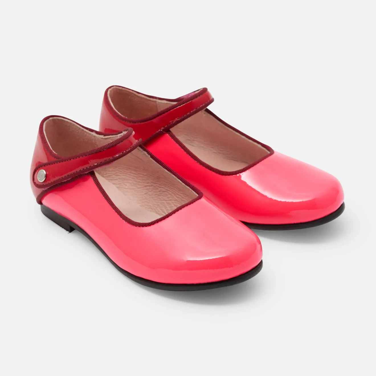 Jacadi Mary Janes, T-Straps And Ballet Flats|Baby girl Mary Janes in patent leather Pink