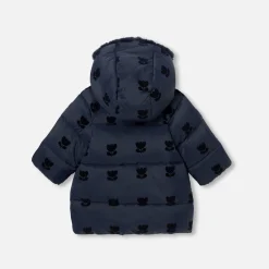 Jacadi Toddler Coats & Puffer Jackets|Coats And Outerwear|Baby girl mid-length jacket Jacadi Navy