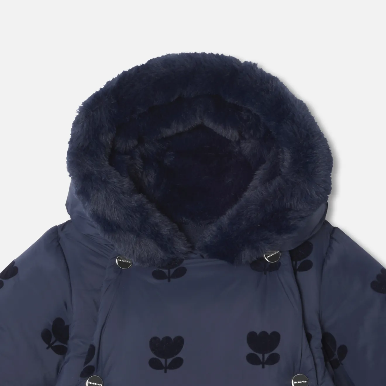 Jacadi Coats And Outerwear|Baby Snowsuits & Burnous|Baby girl nylon snowsuit Jacadi Navy