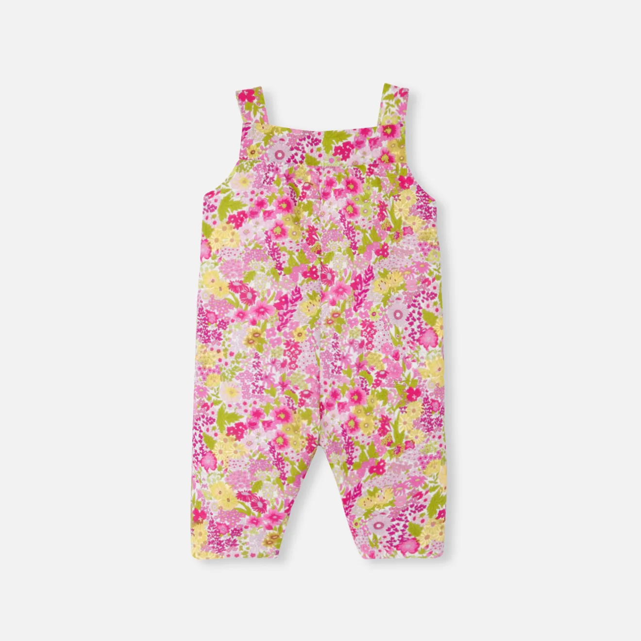 Jacadi Bloomers, Overalls And Sets|Baby girl overalls in Liberty fabric Pink/Multicolour