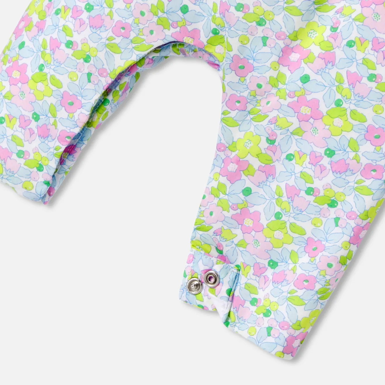 Jacadi Bloomers, Overalls And Sets|Baby girl overalls in Liberty fabric White/Multicolour