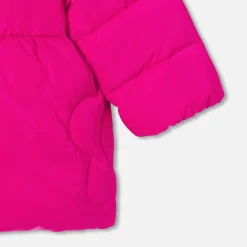 Jacadi Coats And Outerwear|Girl Coats & Puffer Jackets|Baby girl padded jacket Grenadine Pink
