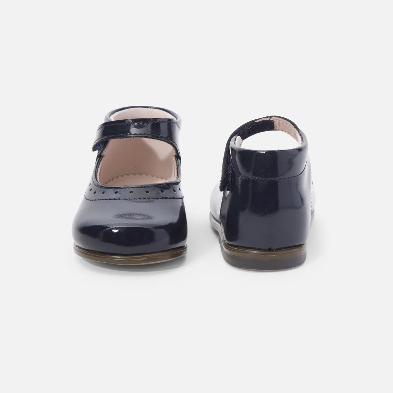 Jacadi Mary Janes, T-Straps And Ballet Flats|Baby girl patent leather Mary Janes Jacadi Navy